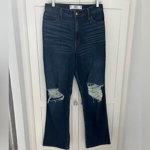 hollister curvy ultra high rise dad jeans